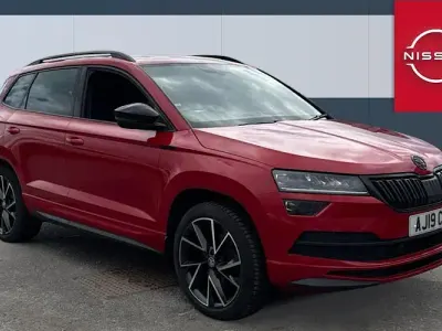 Gebraucht Skoda Karoq SportLine 150 PS (110 kW) 2019 Rot SUV
