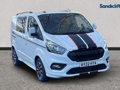 Used Ford Transit Custom Sport 170 HP (125 kW) 2021 Frozen white (solid colour)