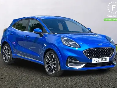 Used Ford Puma ST-Line 155 HP (114 kW) 2021 Blue SUV