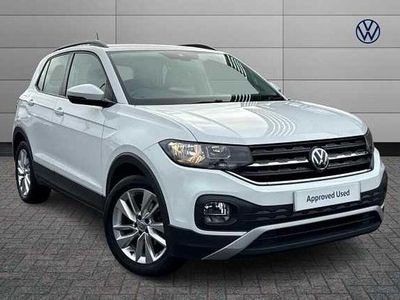 White Used 2021 VW T-Cross SE SUV | £13,949 (Fair price)
