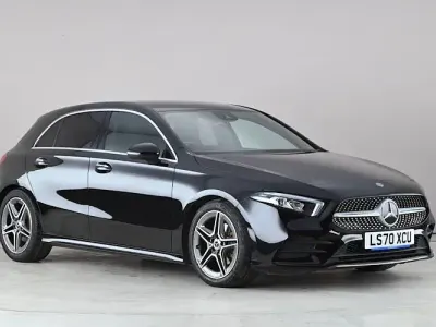 Używany Mercedes A200 AMG line 163 KM (119 kW) 2020 Czarny Hatchback