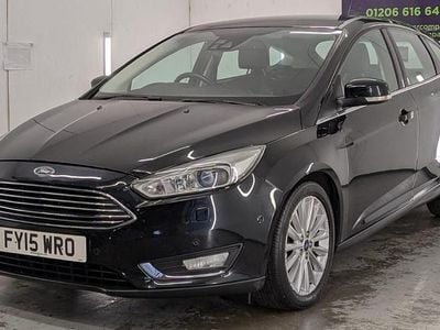 Black Used 2015 Ford Focus Titanium X Hatchback | £6,450 (Fair price)
