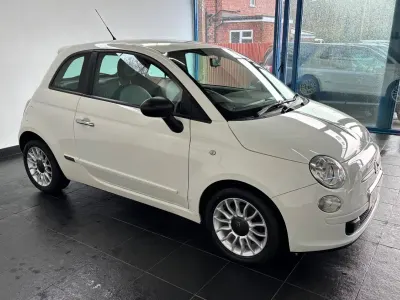 Used Fiat 500 85 HP (62 kW) 2012 White Hatchback
