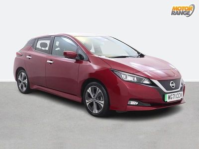 Red Used 2021 Nissan Leaf Tekna Hatchback | £10,495 (Fair price)