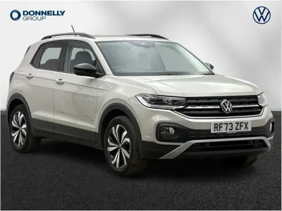Used VW T-Cross Black Edition 94 HP (69 kW) 2023 Grey SUV