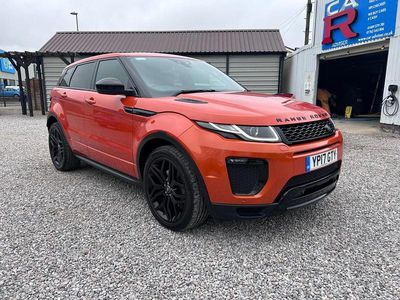 Used Land Rover Range Rover evoque HSE Dynamic 2017 Orange Estate