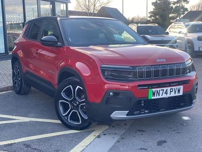 Used Jeep Avenger EV Summit 113 kW (154 HP) 2024 Red SUV