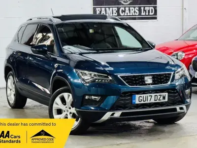 Used Seat Ateca 4Drive 190 HP (139 kW) 2017 Blue SUV