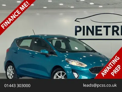 Used Ford Fiesta Zetec 100 HP (73 kW) 2017 Blue Hatchback