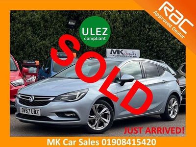 Used Vauxhall Astra SRi 2017 Silver Hatchback