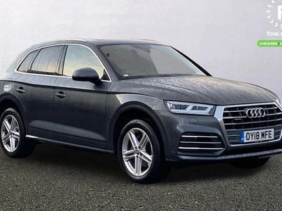 Grey Used 2018 Audi Q5 S-Line SUV | £21,399 (Good price)
