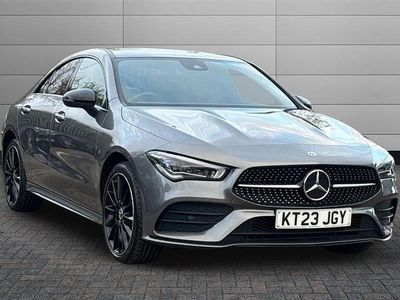 Mountain grey Used 2023 Mercedes CLA250e AMG Line Premium Plus Sedan | £25,050 (Fair price)