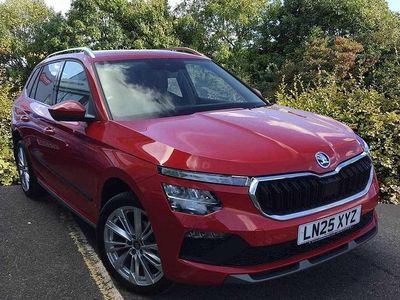 Used Skoda Kamiq SE L 110 HP (80 kW) 2025 Velvet red metallic SUV