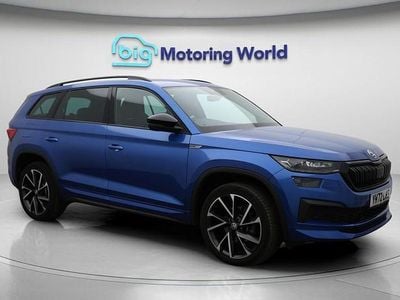 Used Skoda Kodiaq SportLine 150 HP (110 kW) 2022 Blue SUV
