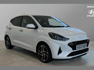 Used Hyundai i10 Premium 84 HP (61 kW) 2023 Atlas white  Hatchback