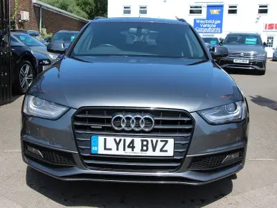 Used Audi A4 Black Edition 177 HP (130 kW) 2014 Daytona grey Estate