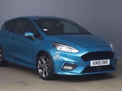 Used Ford Fiesta ST-Line 125 HP (91 kW) 2018 Blue Hatchback