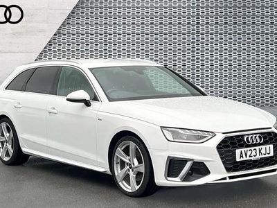 Used Audi A4 S-Line 150 HP (110 kW) 2023 White Estate