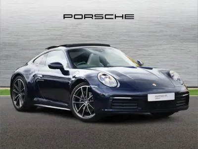 Used Porsche 911 379 HP (278 kW) 2019 Blue Coupe