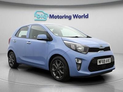 Used Kia Picanto 83 HP (61 kW) 2019 Blue Hatchback