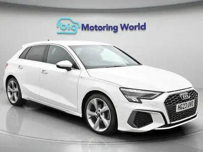 Used Audi A3 Sportback S-Line 150 HP (110 kW) 2023 White Hatchback