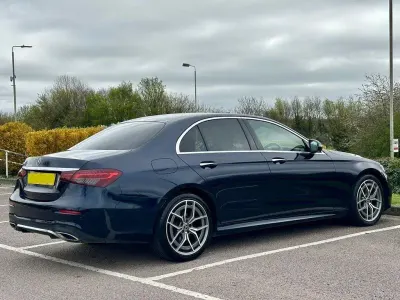 Used Mercedes E220 AMG line 2023 Blue Sedan