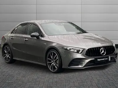 Used Mercedes A35 AMG Premium 306 HP (225 kW) 2021 Mountain grey Sedan