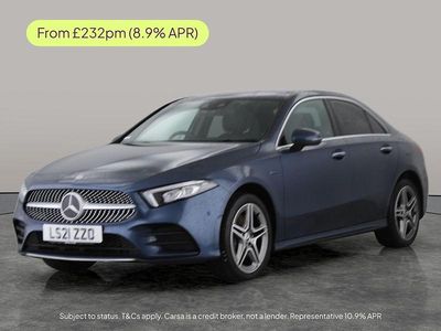 Used Mercedes A250 AMG line 218 HP (160 kW) 2021 Blue Sedan