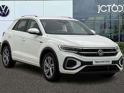 White Used 2022 VW T-Roc R-line SUV | £23,588 (Fair price)