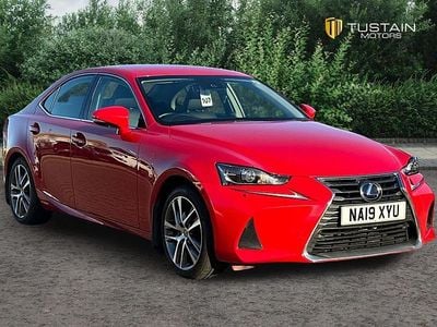 Red Used 2019 Lexus IS300h Sedan | £17,499 (Fair price)