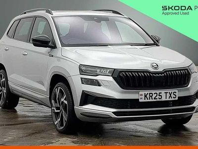 New Skoda Karoq SportLine 110 HP (80 kW) 2025 Brilliant silver metallic SUV