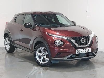 Używany Nissan Juke N-Connecta 114 KM (83 kW) 2021 Czerwony SUV