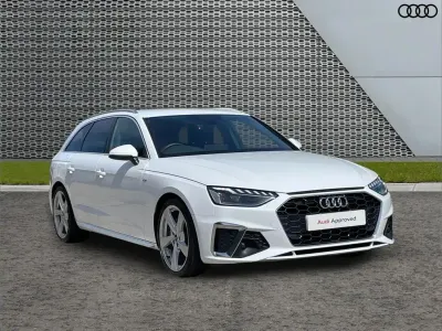 Used Audi A4 S-Line 200 HP (147 kW) 2024 White Estate
