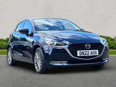 Usado Mazda 2 Inclusive 2022 Azul Utilitario