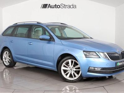 Used Skoda Octavia SE L 150 HP (110 kW) 2017 Blue Estate