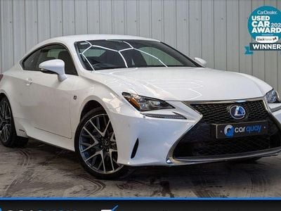 Used Lexus RC300h Sport Line 223 HP (164 kW) 2018 White Coupe