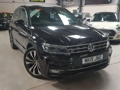 Used VW Tiguan R-line 150 HP (110 kW) 2019 Black SUV