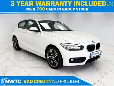 Used BMW 116 Sport Line 116 HP (85 kW) 2016 White Hatchback