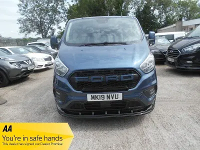 Used Ford Transit Custom Limited 130 HP (95 kW) 2019 Blue Van