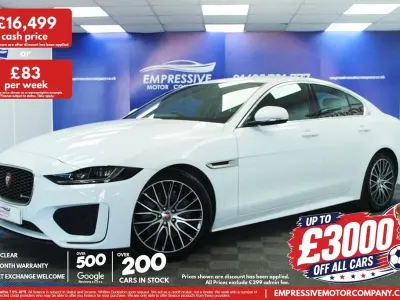 Used Jaguar XE R-Dynamic 300 HP (220 kW) 2019 White Sedan