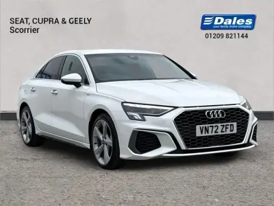 Used Audi A3 S-Line 108 HP (79 kW) 2022 White Sedan