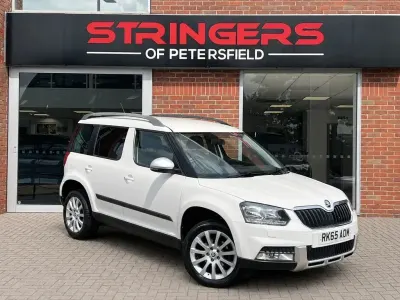 Used Skoda Yeti SE 110 HP (80 kW) 2015 White SUV