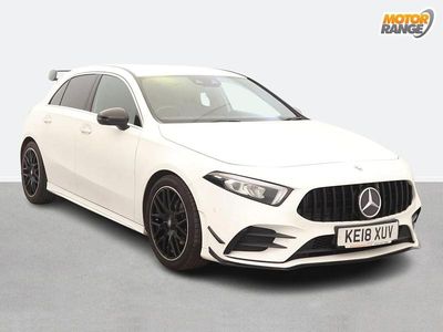 Used Mercedes A200 AMG Line Premium 2018 White Hatchback
