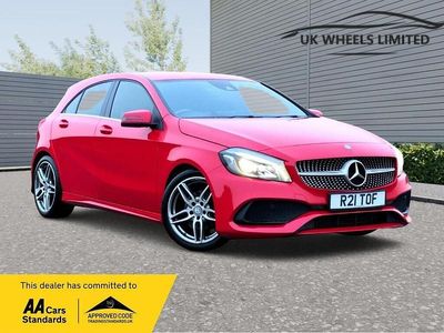 Used Mercedes A180 AMG Line Premium 109 HP (80 kW) 2015 Red Hatchback