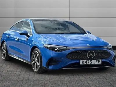 Used Mercedes CLA 250+ AMG line 200 kW (272 HP) 2025 Sapphire blue Sedan