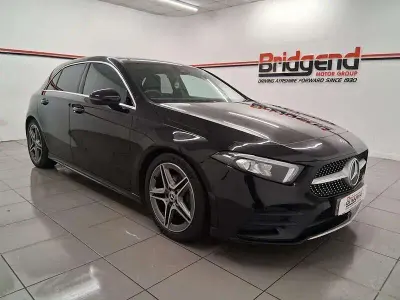 Used Mercedes A200 AMG line 163 HP (119 kW) 2020 Black Hatchback