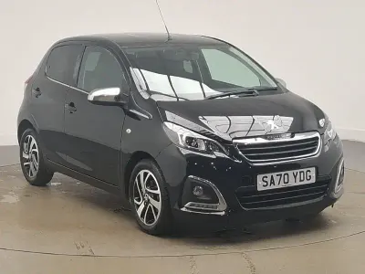 Used Peugeot 108 Collection 72 HP (52 kW) 2020 Black Hatchback