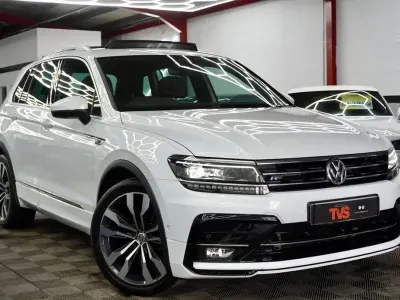 Second-hand VW Tiguan R-line 150 CP (110 kW) 2019 Alb SUV