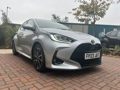 Used Toyota Yaris Hybrid Design 2023 Silver Hatchback