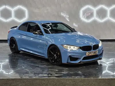 Used BMW M4 Cabriolet Shadowline 431 HP (317 kW) 2017 Blue Cabriolet